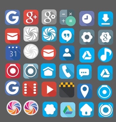 Android icons Royalty Free Vector Image - VectorStock