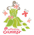 summer fashion collection vector image