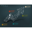 business success concept vector image vector image