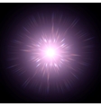 smooth light lines with lens effect vector image vector image