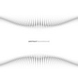 abstract black dot wave pattern halftone style vector image