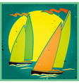 yachting vector image vector image