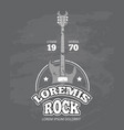 retro rock music club sound record studio vector image vector image