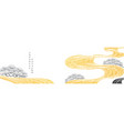 japanese background with gold and black texture vector image
