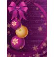 christmas decor vector image vector image