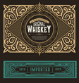 western label for packing vector image vector image