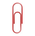 concept of office clip isolated on white vector image