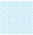 lace white pattern on blue background vector image vector image