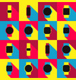 smart watches seamless pattern vector image