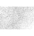 black grainy texture isolated on white background vector image