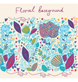 floral background vector image