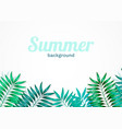 frame colorful tropical leaves concept vector image vector image