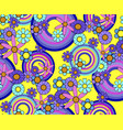 abstract floral seamless pattern vector image