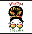 celebrating black history month americans vector image