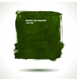 green grunge shape vector image vector image