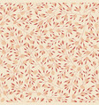 floral seamless pattern with branches and leaves vector image vector image