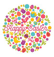 easter holiday celebration symbolic animals vector image