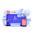 cross-platform development concept vector image vector image
