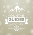 mountain guides adventure vector image