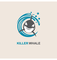 killer whale icon vector image