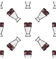 wedding flat pattern vector image vector image