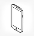 isometric phone icon vector image vector image