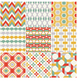 retro seamless pattern vector image