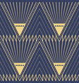abstract art deco seamless blue pattern 57 vector image vector image