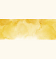 abstract light yellow watercolor for background vector image