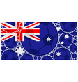 australia soccer balls vector image vector image