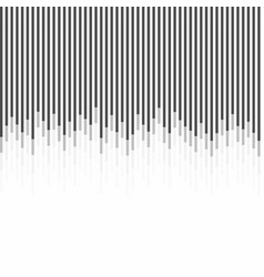 Rounded lines seamless pattern black and white Vector Image