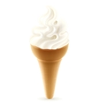soft ice cream vector image