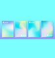 cover design in pastel colors abstract sky vector image
