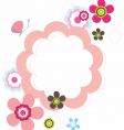 floral design elements vector image vector image