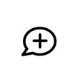 health talk icon vector image vector image