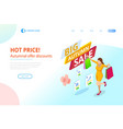 web page design templates collection autumn vector image vector image