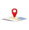 map pointer navigation vector image