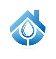 water drop shapes symbol design icon vector image