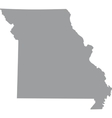 map of the us state of missouri vector image vector image