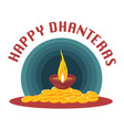 diwali sticker vector image