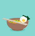 japan isometric ramen flat style vector image