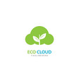 cloud logo vector image