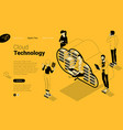 cloud service for online media vector image