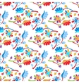 floral seamless background vector image