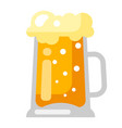 beer glass mug festival vector image