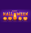 halloween banner background 5 vector image