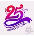 anniversary design template celebration sign vector image