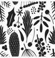 christmas banner seamless pattern hand drawn vector image