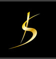 ks company logo template vector image
