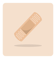 plaster icon vector image vector image